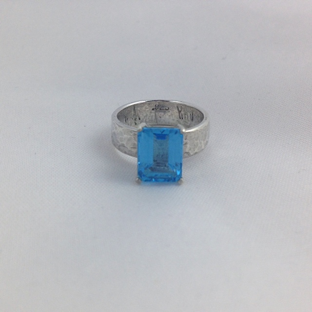 Blue Topaz Engagement Ring By Klee Angelie 2016