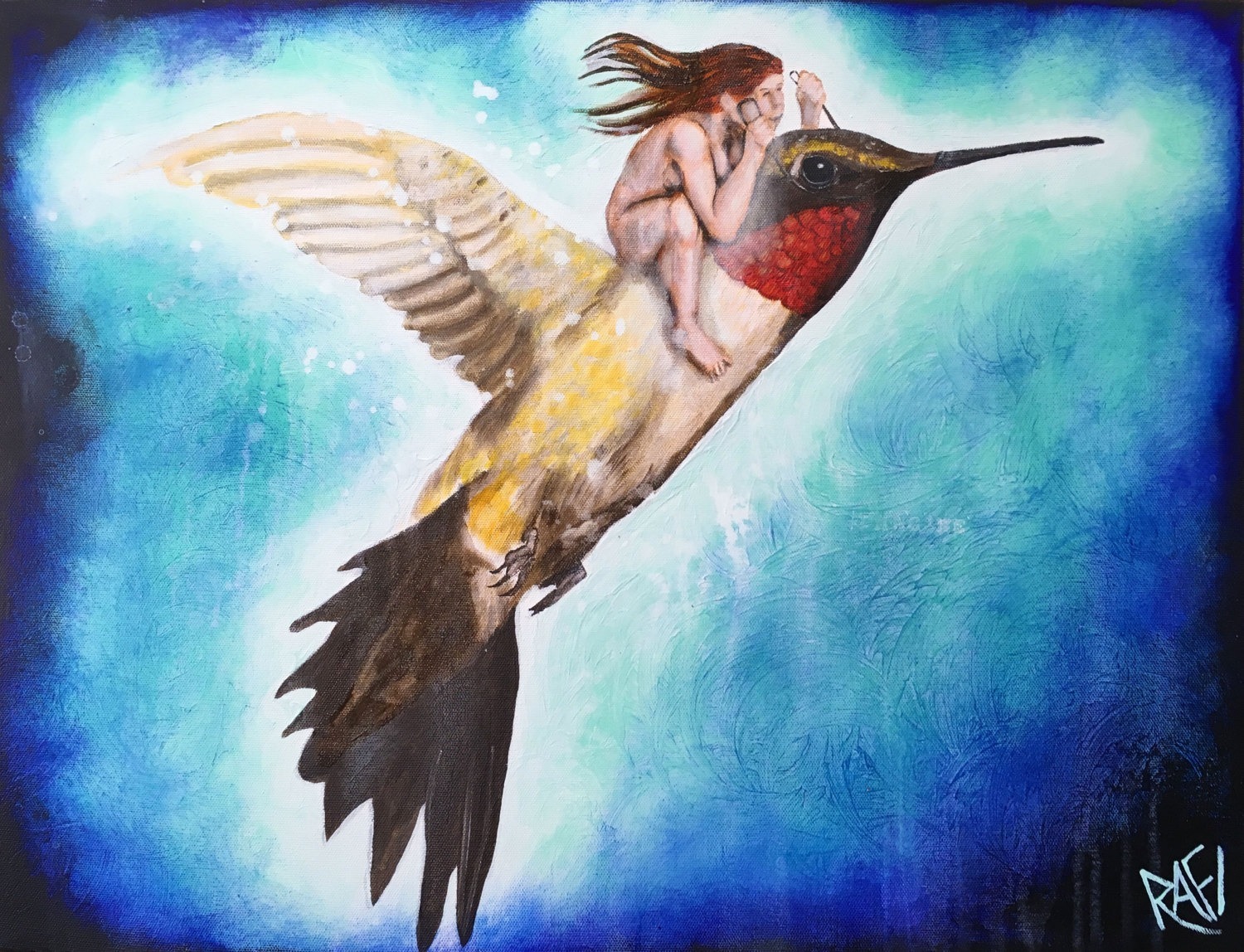 Flight Of The Hummingbird By Rafi Perez