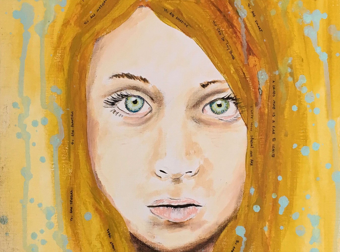 A Fire To Ignite Wall Art By Artist Rafi Perez Original Painting On Paper 11×14