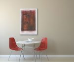 Molten Passion Patchwork Original Painting By Artist Rafi Perez Mixed Medium On Canvas 24x36