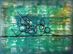 Positions Of Passion No1 Original Painting By Artist Rafi Perez Mixed Medium On Canvas 18x24
