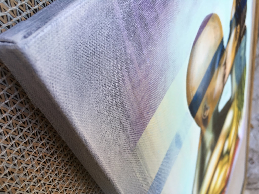 Beyond Physical Original Painting By Artist Rafi Perez Mixed Medium On Canvas 18x24 - Image 4