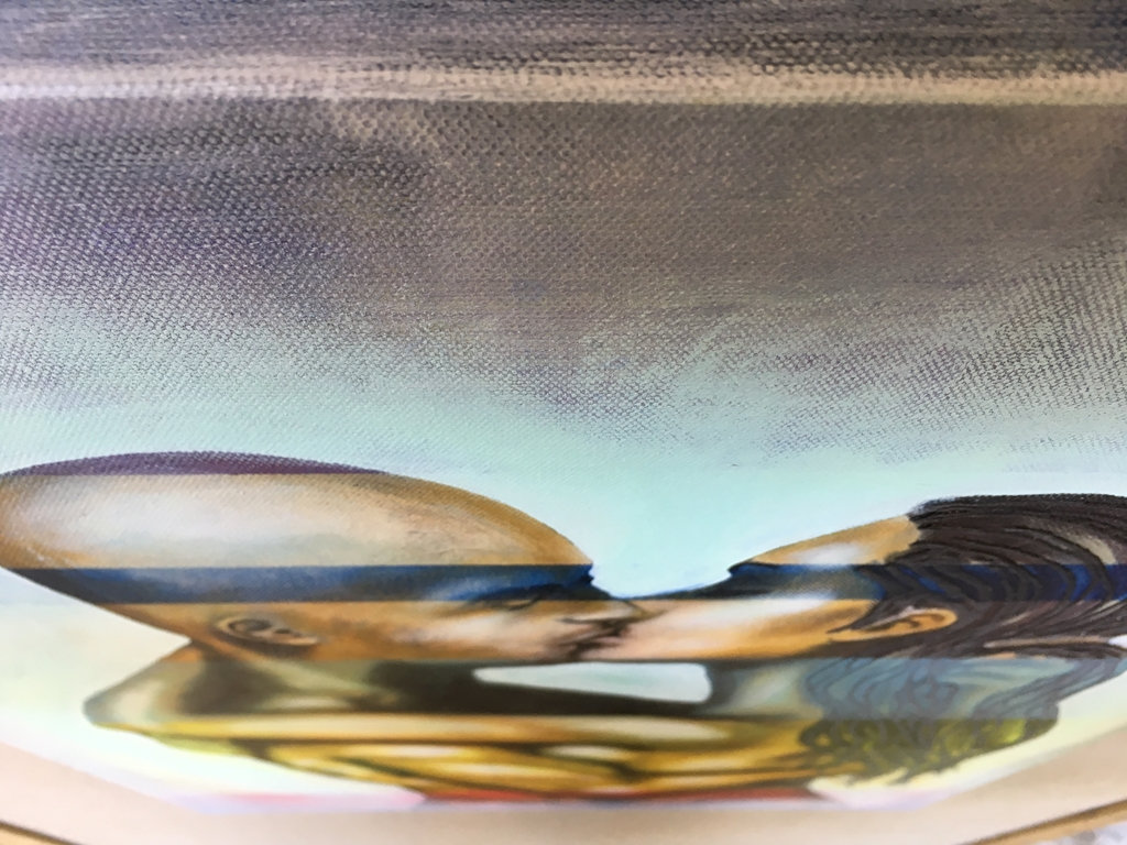 Beyond Physical Original Painting By Artist Rafi Perez Mixed Medium On Canvas 18x24 - Image 5