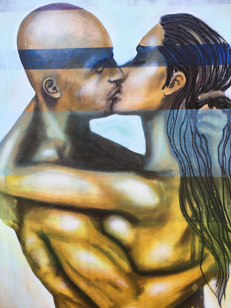 Beyond Physical Original Painting By Artist Rafi Perez Mixed Medium On Canvas 18x24 - Image 6