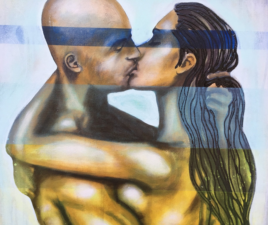 Beyond Physical Original Painting By Artist Rafi Perez Mixed Medium On Canvas 18x24 - Image 7