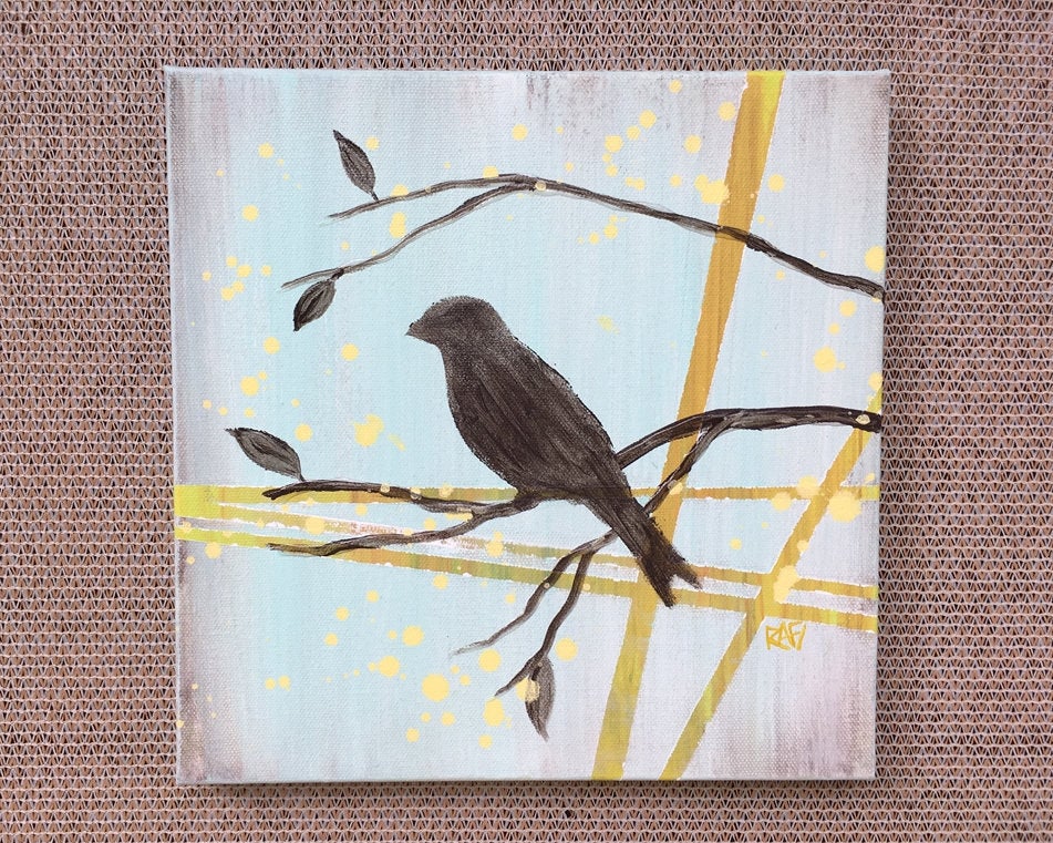 Birds Of The Season Wall Art Series By Artist Rafi Perez Original Art On Gallery Wrapped Canvas