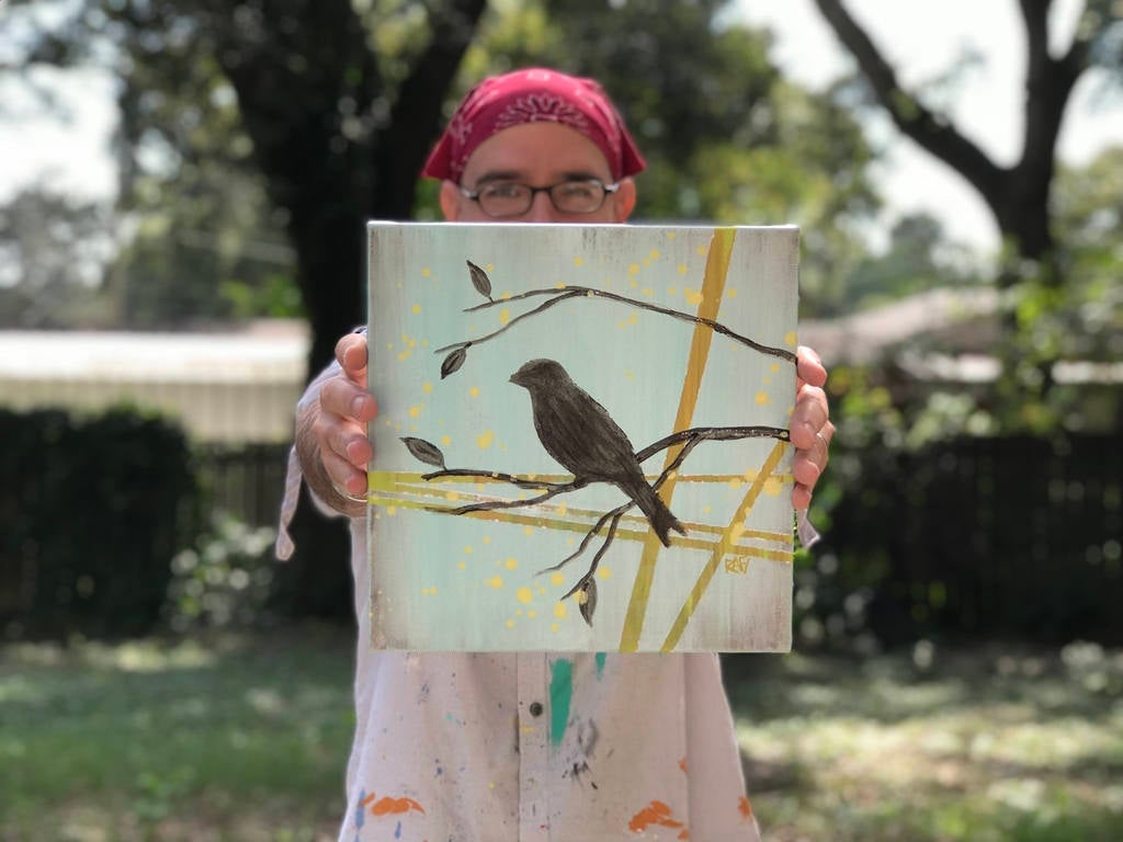 Birds Of The Season Wall Art Series By Artist Rafi Perez Original Art On Gallery Wrapped Canvas - Image 2