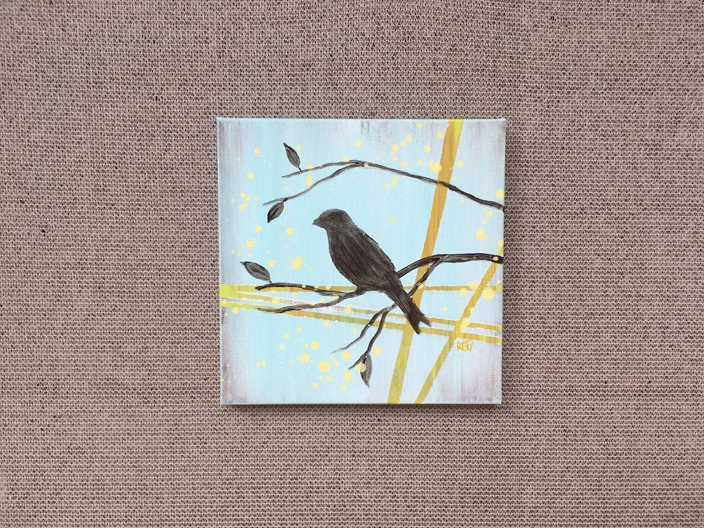 Birds Of The Season Wall Art Series By Artist Rafi Perez Original Art On Gallery Wrapped Canvas - Image 4