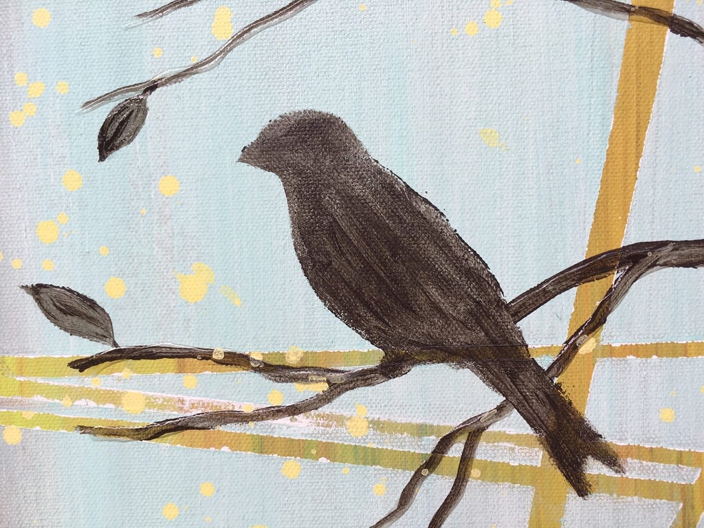 Birds Of The Season Wall Art Series By Artist Rafi Perez Original Art On Gallery Wrapped Canvas - Image 6