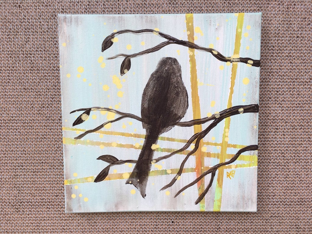 Birds Of The Season Wall Art Series By Artist Rafi Perez Original Art On Gallery Wrapped Canvas - Image 2