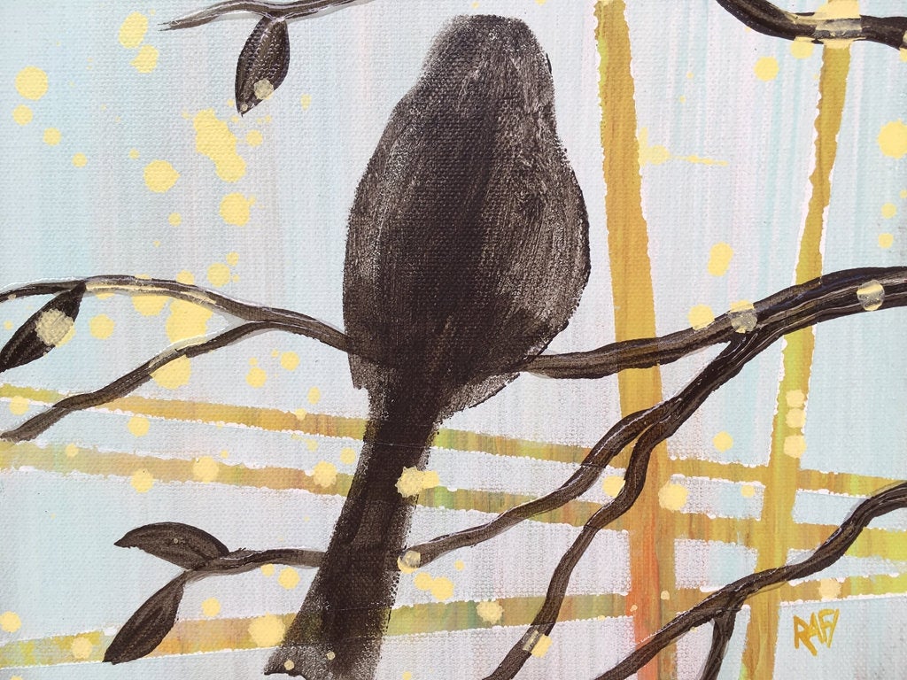 Birds Of The Season Wall Art Series By Artist Rafi Perez Original Art On Gallery Wrapped Canvas - Image 3