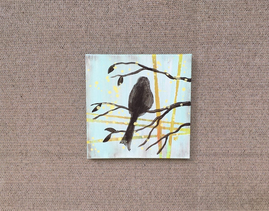 Birds Of The Season Wall Art Series By Artist Rafi Perez Original Art On Gallery Wrapped Canvas - Image 4