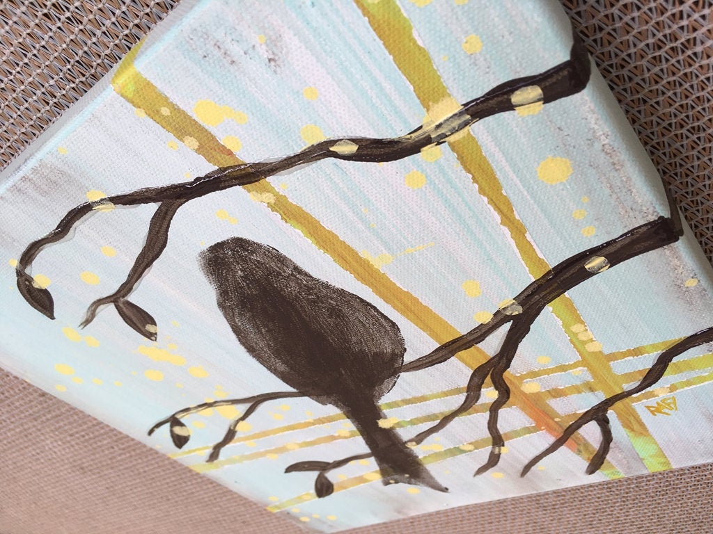 Birds Of The Season Wall Art Series By Artist Rafi Perez Original Art On Gallery Wrapped Canvas - Image 5