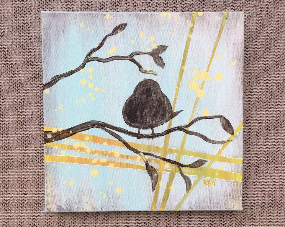 Birds Of The Season Wall Art Series By Artist Rafi Perez Original Art On Gallery Wrapped Canvas