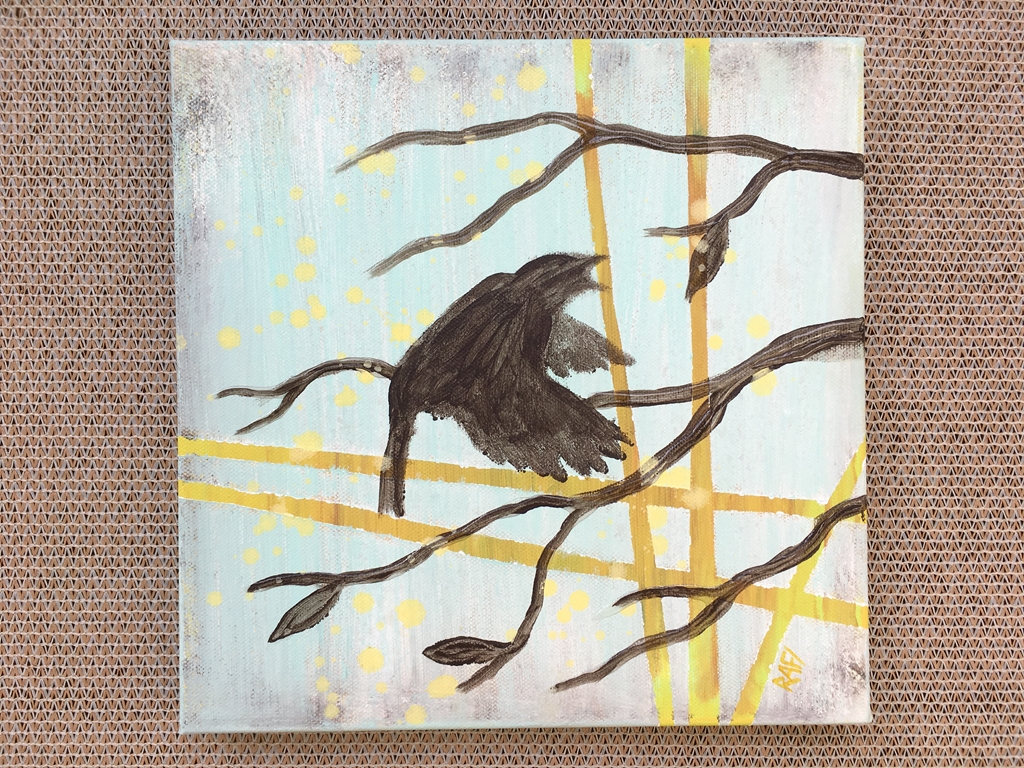 Birds Of The Season Wall Art Series By Artist Rafi Perez Original Art On Gallery Wrapped Canvas