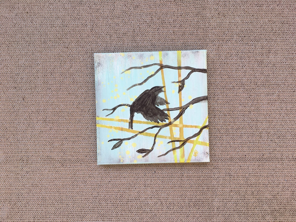 Birds Of The Season Wall Art Series By Artist Rafi Perez Original Art On Gallery Wrapped Canvas - Image 4