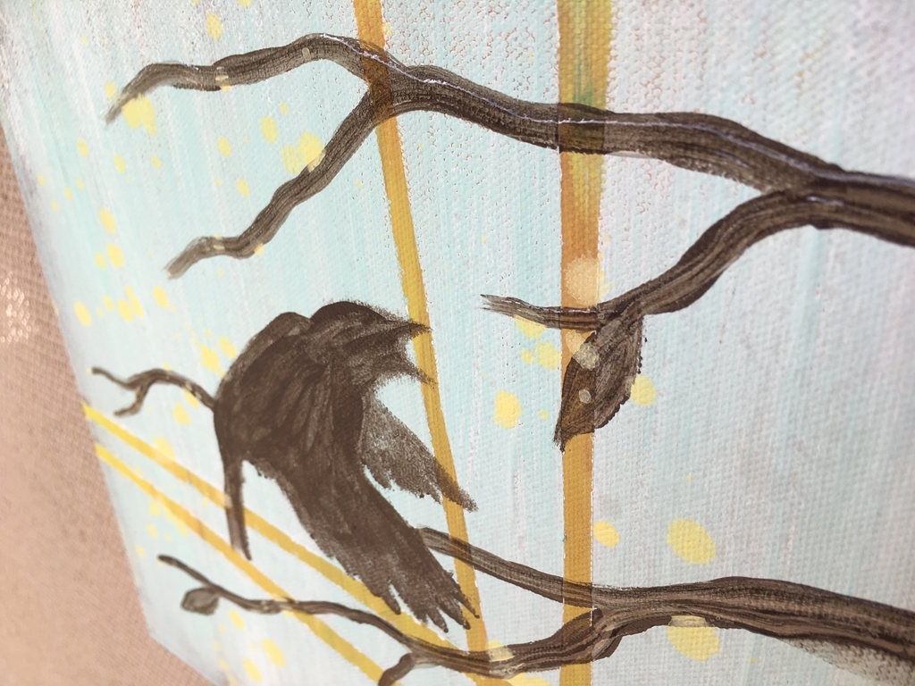 Birds Of The Season Wall Art Series By Artist Rafi Perez Original Art On Gallery Wrapped Canvas - Image 5