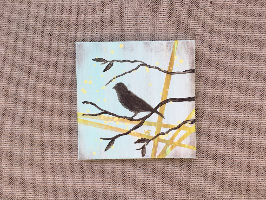 Birds Of The Season Wall Art Series By Artist Rafi Perez Original Art On Gallery Wrapped Canvas - Image 3