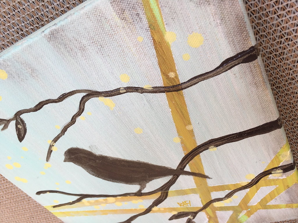Birds Of The Season Wall Art Series By Artist Rafi Perez Original Art On Gallery Wrapped Canvas - Image 4