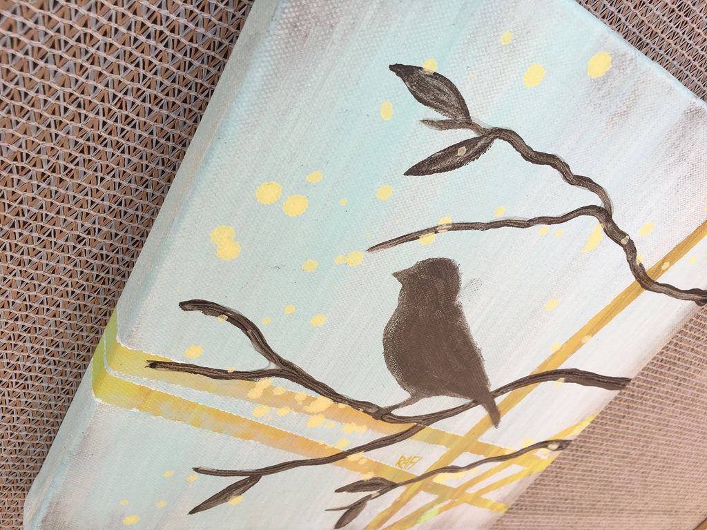 Birds Of The Season Wall Art Series By Artist Rafi Perez Original Art On Gallery Wrapped Canvas - Image 5