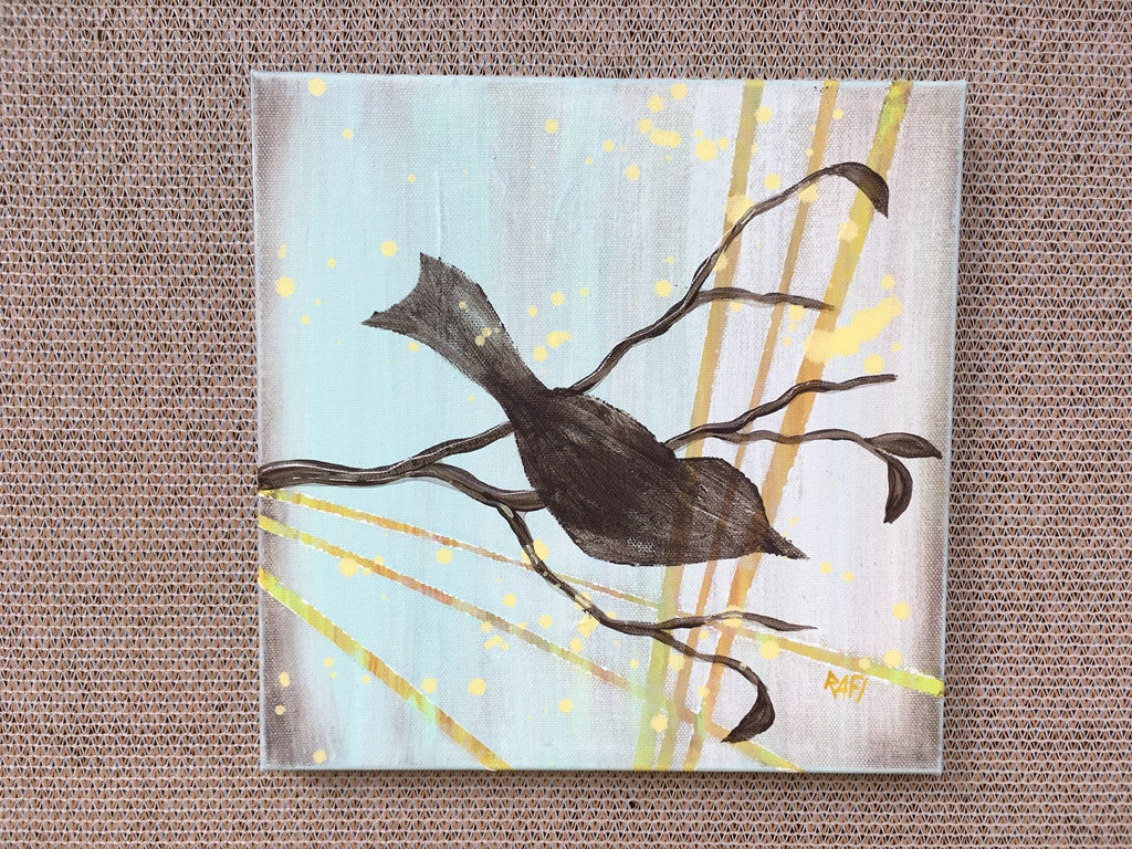 Birds Of The Season Wall Art Series By Artist Rafi Perez Original Art On Gallery Wrapped Canvas - Image 2