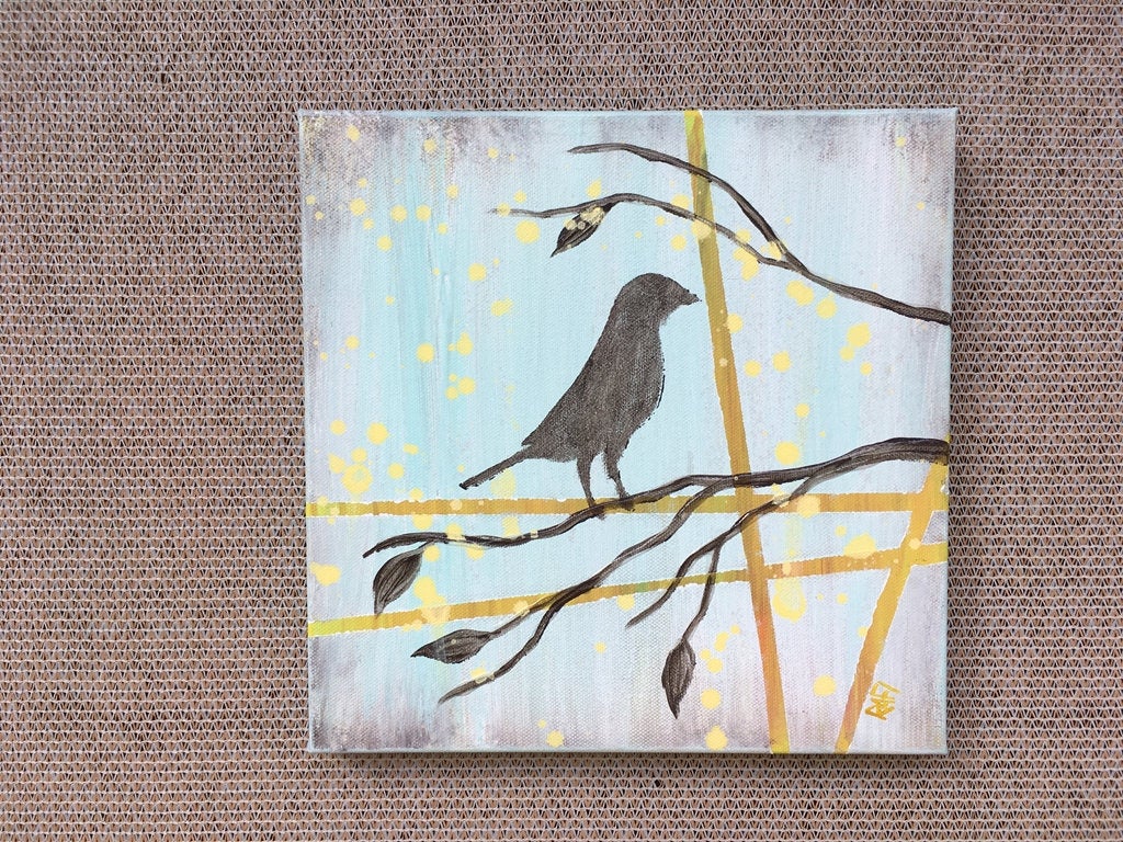 Birds Of The Season Wall Art Series By Artist Rafi Perez Original Art On Gallery Wrapped Canvas