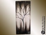 Black And White Tree Art On Reclaimed Wood Values Of The Season By Rafi Perez