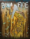 Bona-fide Empowering Art Original Painting By Artist Rafi Perez Mixed Medium On Canvas 18x24