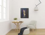 Cage Of Light Original Painting Art By Artist Rafi Perez Mixed Medium On Canvas 24x30