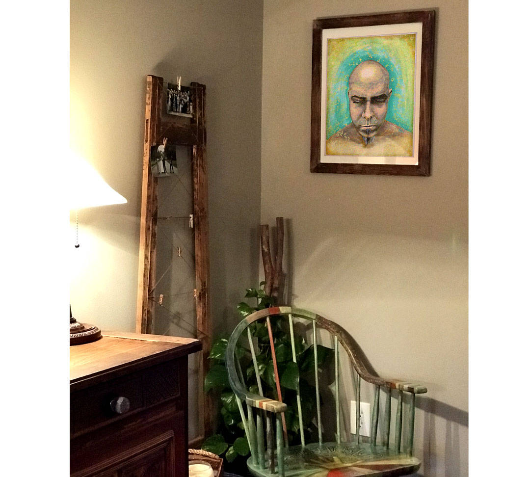 Creative Blast Wall Art By Artist Rafi Perez Original Painting On Paper 11x14 - Image 4
