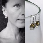 Small Hammered Silver Concave Disk Earrings / Sterling Silver / 14k Solid Gold / Mini Gong Earrings