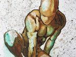 Gold Is Within Original Painting By Artist Rafi Perez Mixed Medium And Gold Leaf On Canvas 18x24