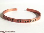 Hammered Copper Cuff Bracelet - Solid Copper - Rustic Minimalist Cuff - 5-6mm Width - Personalized - Custom Sized - Subtle Rustic Texture
