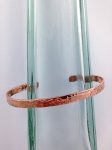 Hammered Copper Cuff Bracelet - Solid Copper - Rustic Minimalist Cuff - 5-6mm Width - Personalized - Custom Sized - Textured