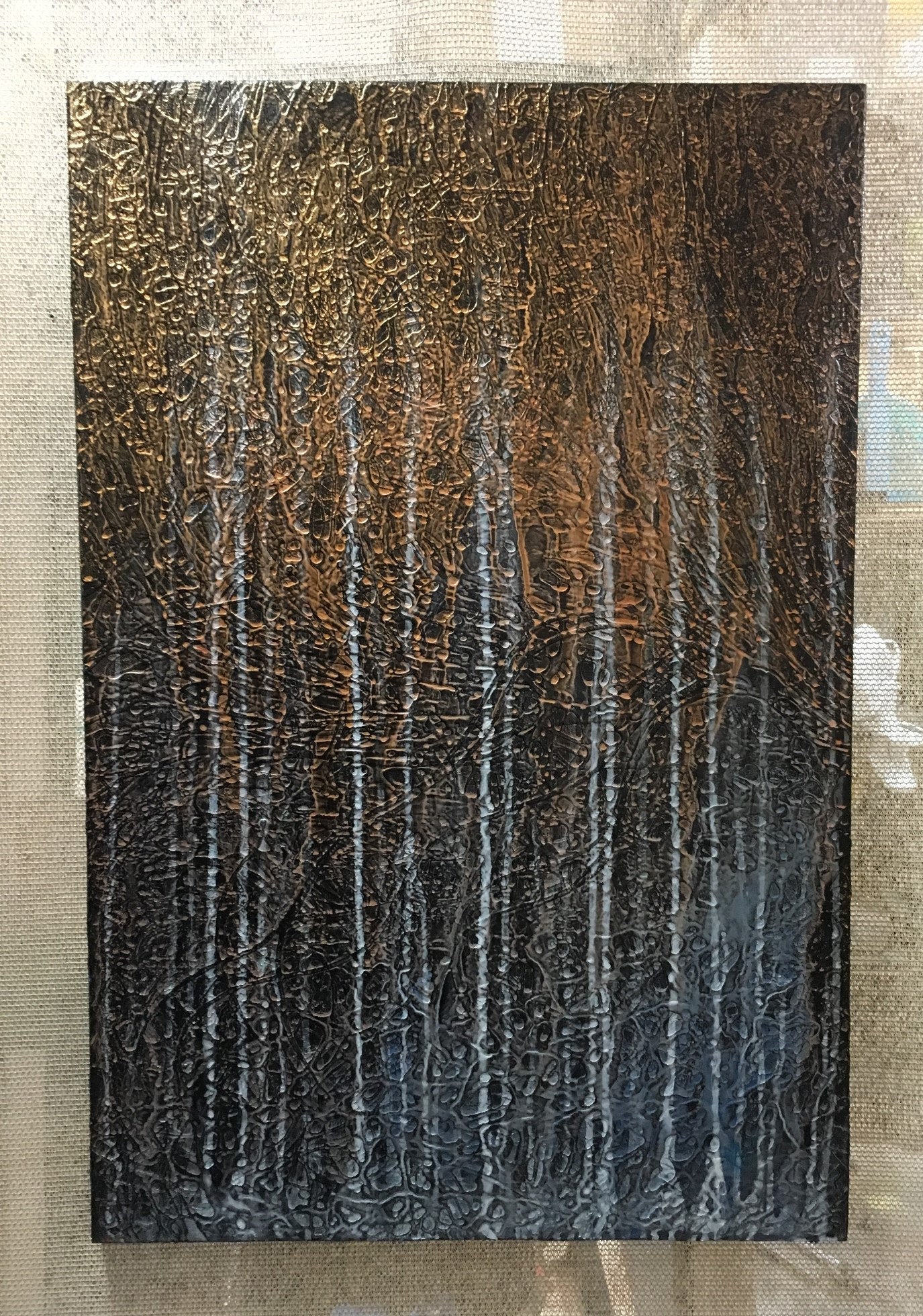 Chaos In Harmony And Peace Original Painting By Artist Rafi Perez Mixed Medium on Canvas 24X36 - Image 4