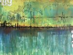 Harmony Of Reason And Imagination Original Painting By Artist Rafi Perez Mixed Medium On Canvas 41x37