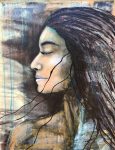 Integrating Hope Original Painting by artist Rafi Perez Mixed Medium on Canvas 24X18
