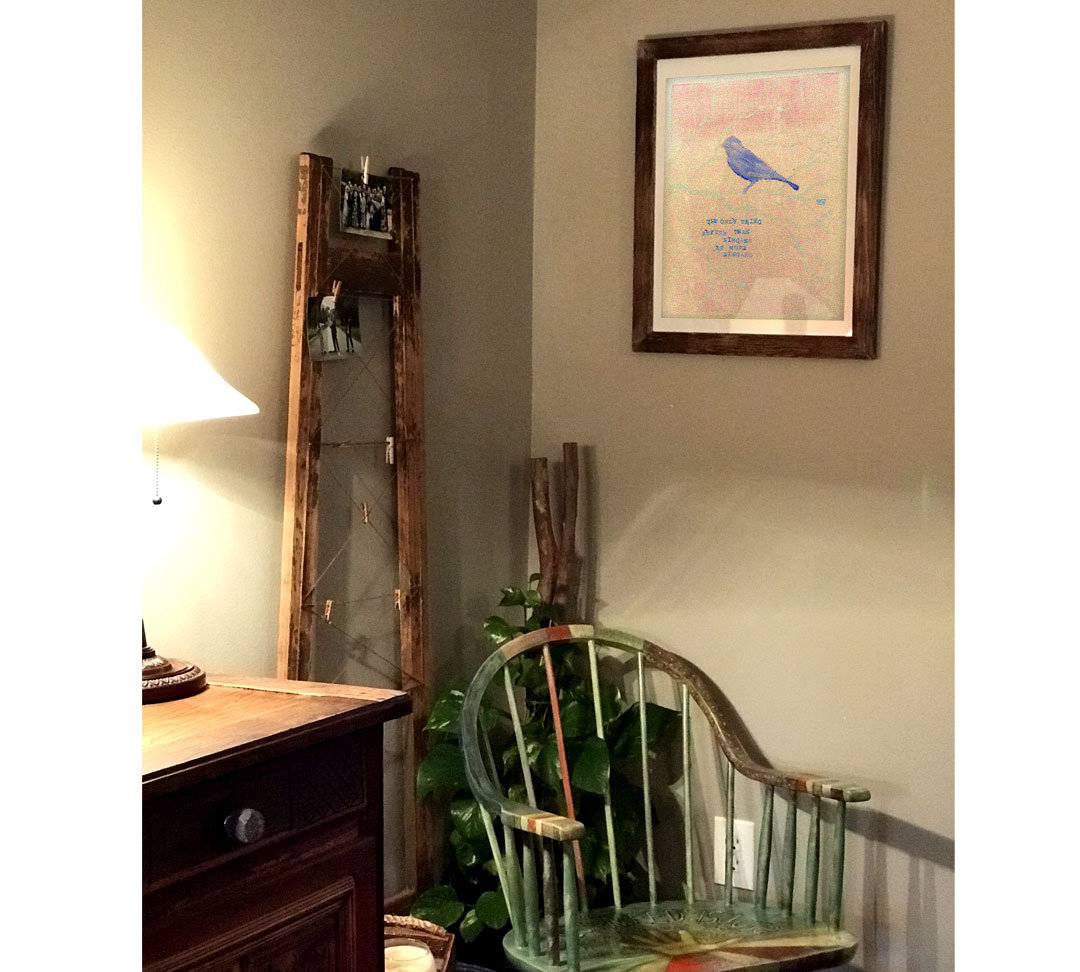 More Singing Wall Art by artist Rafi Perez Original Painting On Paper 11X14 - Image 6