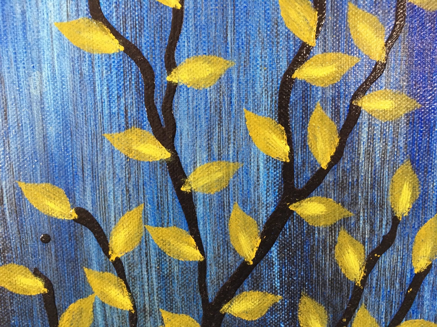 Olive Branch No. 1 Textured Original Painting By Artist Rafi Perez Mixed Medium on Canvas 8X24 - Image 5