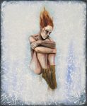 Fire And Ice Wall Art By Artist Rafi Perez Mixed Medium On Canvas 24x30