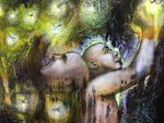 Lack And Abundance Wall Art By Artist Rafi Perez Mixed Medium On Canvas 24x36