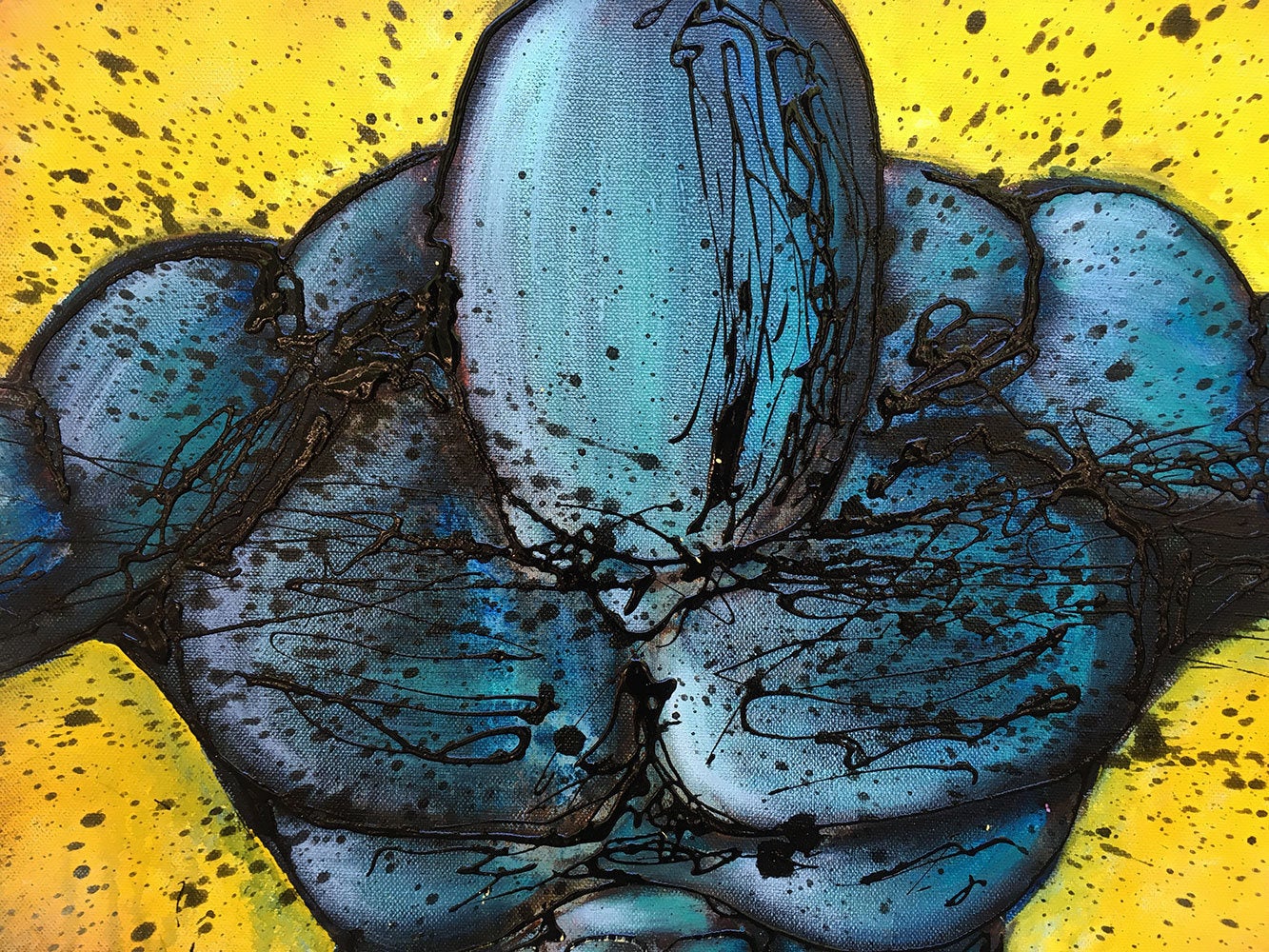 Original Painting Unlimited Freedom by artist Rafi Perez Mixed Medium on Canvas 16X20 - Image 4