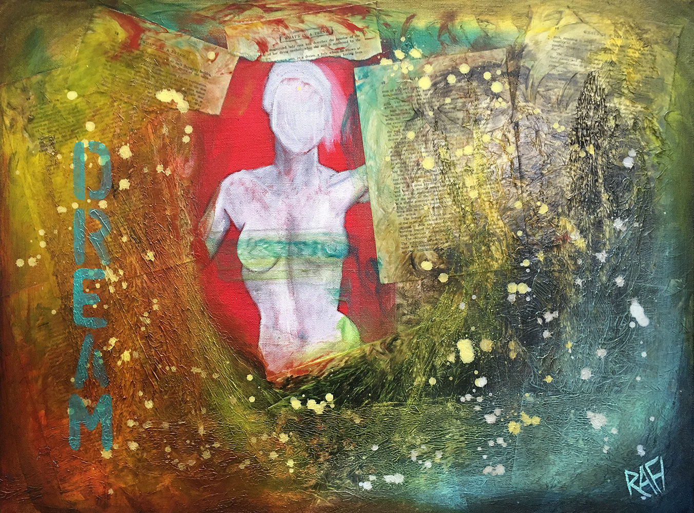 What’s In Dreaming Wall Art By Artist Rafi Perez On Canvas 18×24