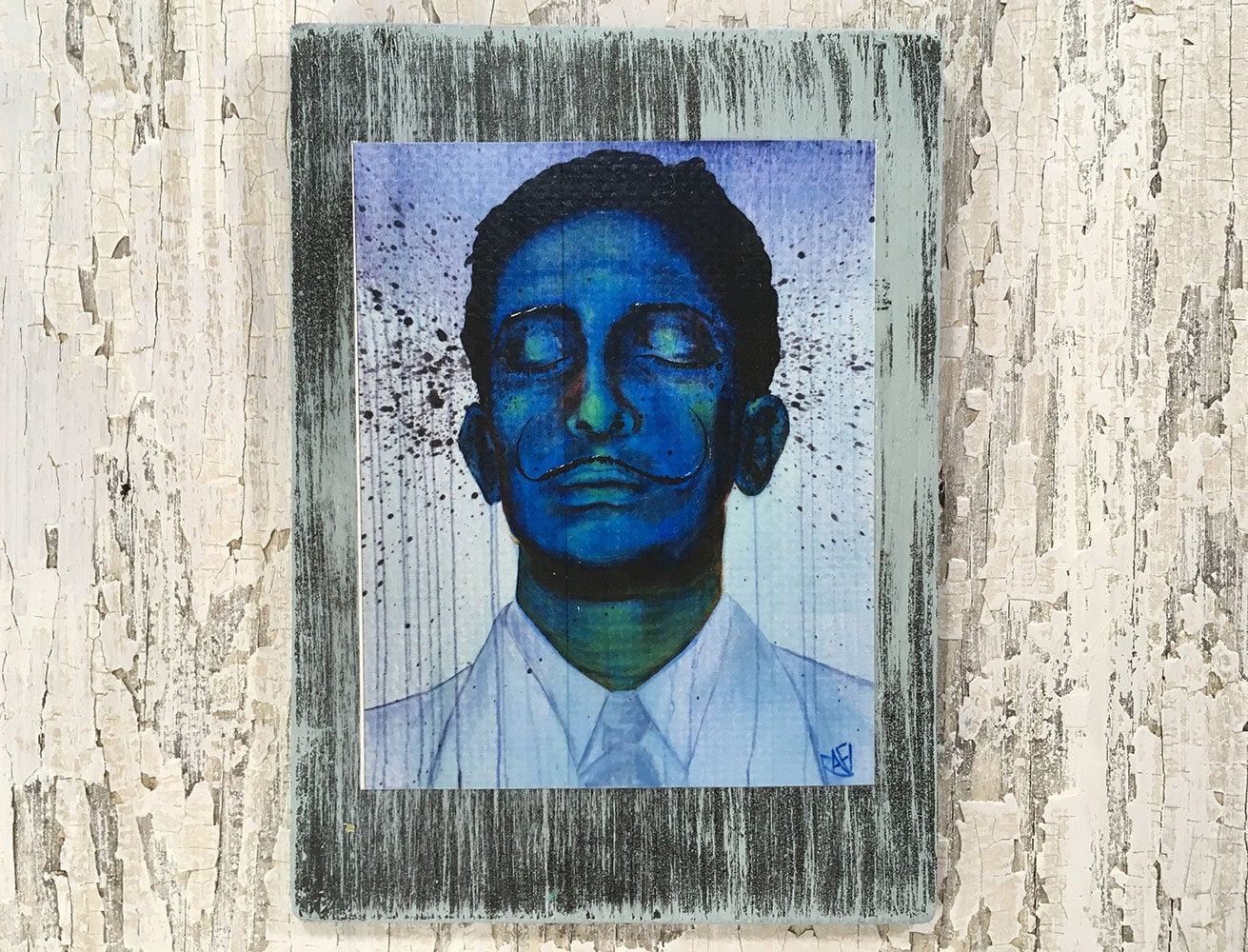 Salvador Dali Expressions Rustic Wall Art By Artist Rafi Perez Original ...
