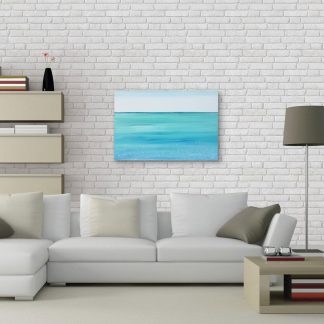 Sea Spray Original Painting By Artist Rafi Perez Mixed Medium On Canvas 24x36
