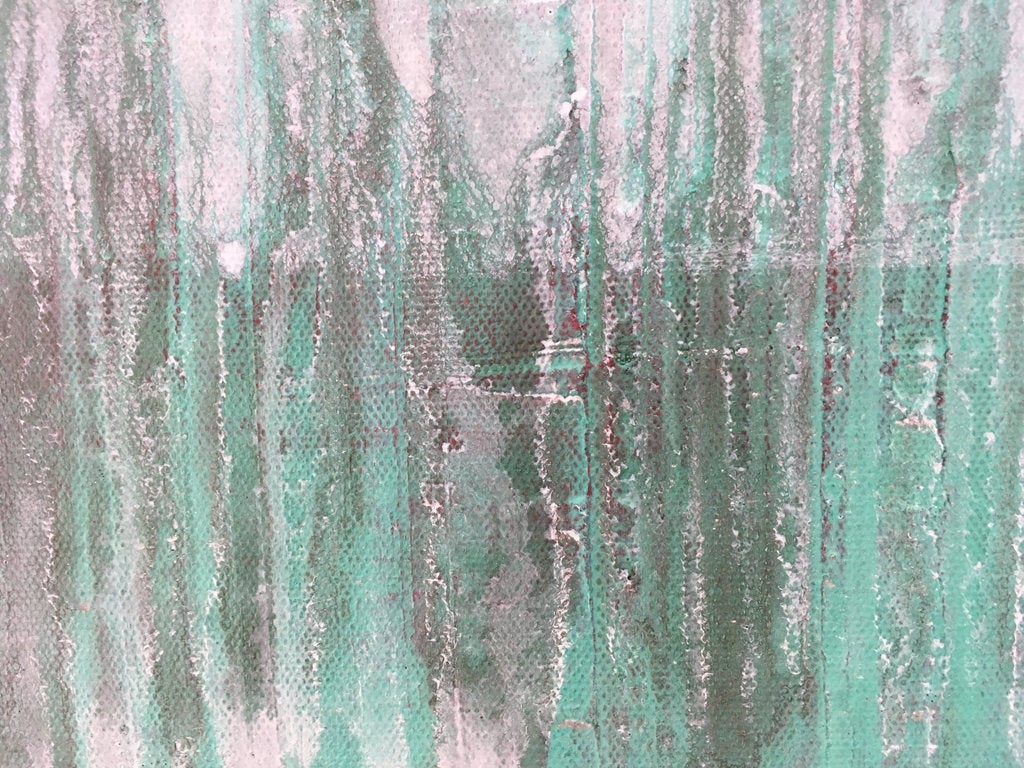 Storm On The Horizon Abstract Original Painting By Artist Rafi Perez Mixed Medium On Canvas 30x30 - Image 5