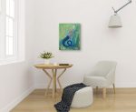Sunlight Mermaid Original Painting By Artist Rafi Perez Mixed Medium On Canvas 18x24