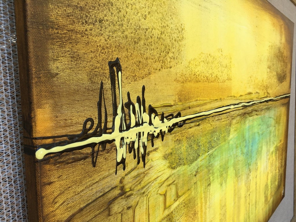 The Mile Of Destiny Original Painting By Artist Rafi Perez Mixed Medium On Canvas 24x36 - Image 7