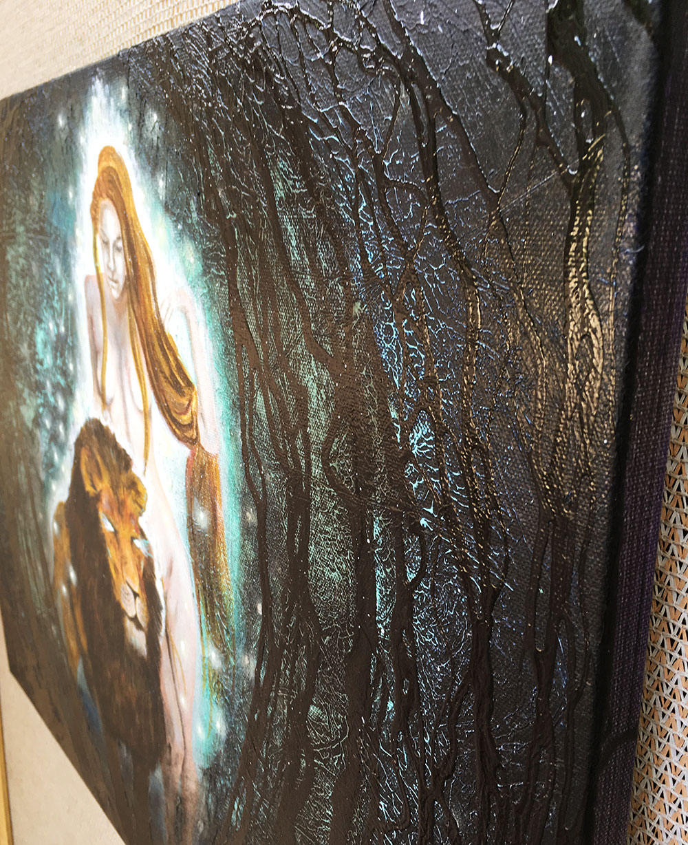 Untamed Spirit Original Painting By Artist Rafi Perez Mixed Medium On Canvas 18x24 - Image 5