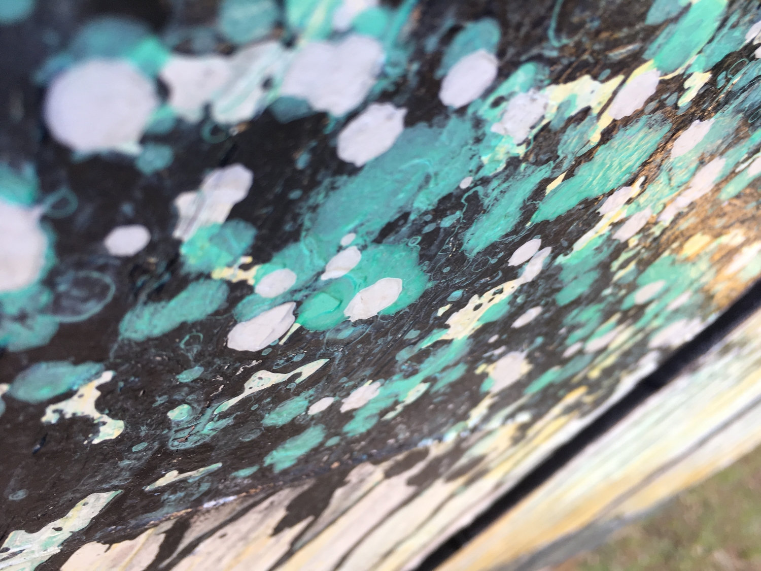 Wild Forest Magic Textured Original Painting By Artist Rafi Perez Mixed Medium On Canvas 30x20 Triptych - Image 5